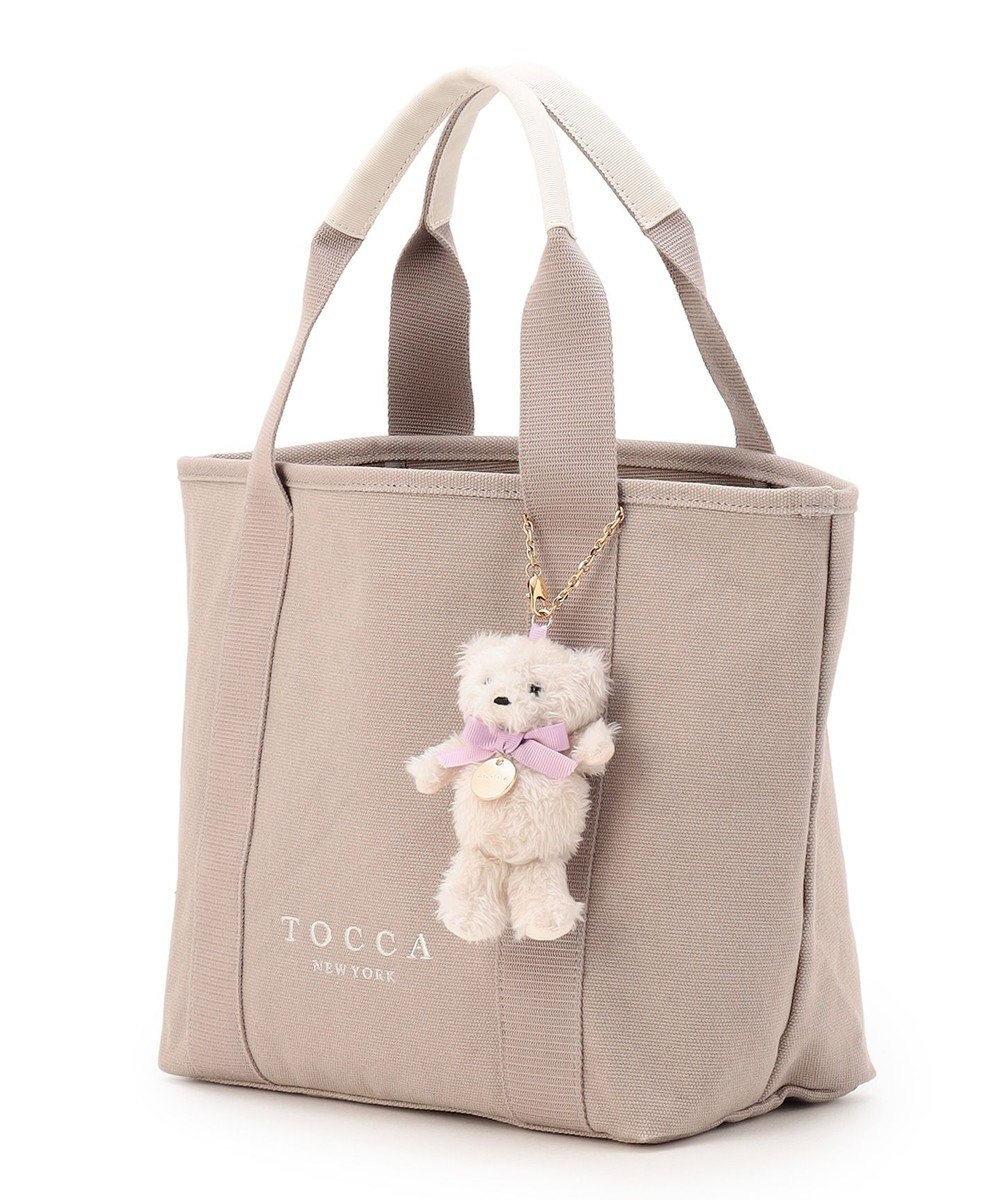 TOCCA 【ぬいぐるみチャーム付き】TOCCA AMICO CANVAS TOTE キャンバストート 