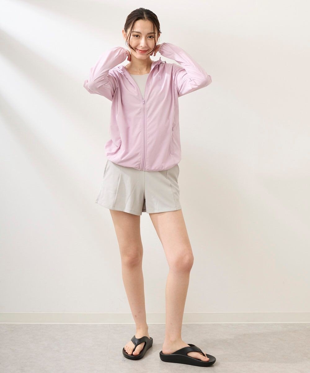 OP／FILA 【FILA】ラッシュガードフルジップ 軽量布帛パーカー 