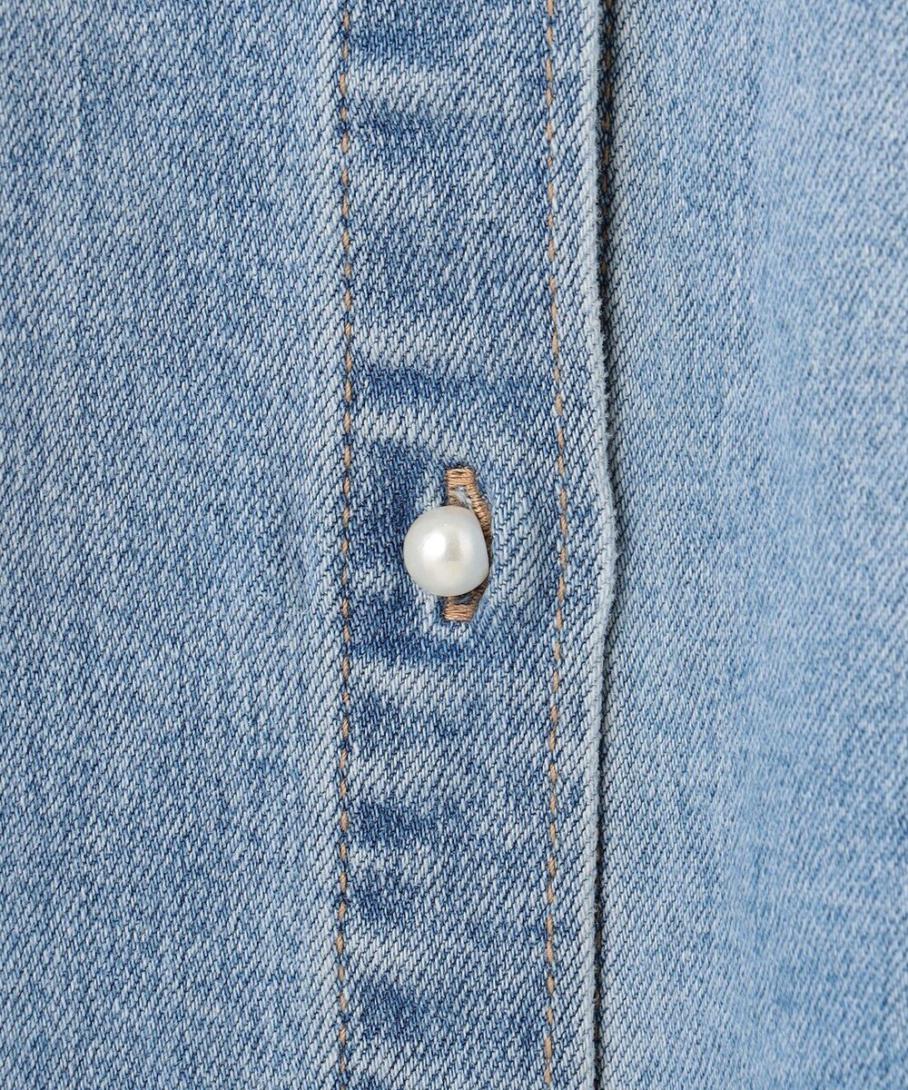 ANY 【洗濯機可/ストレッチ】デニムシャツ 