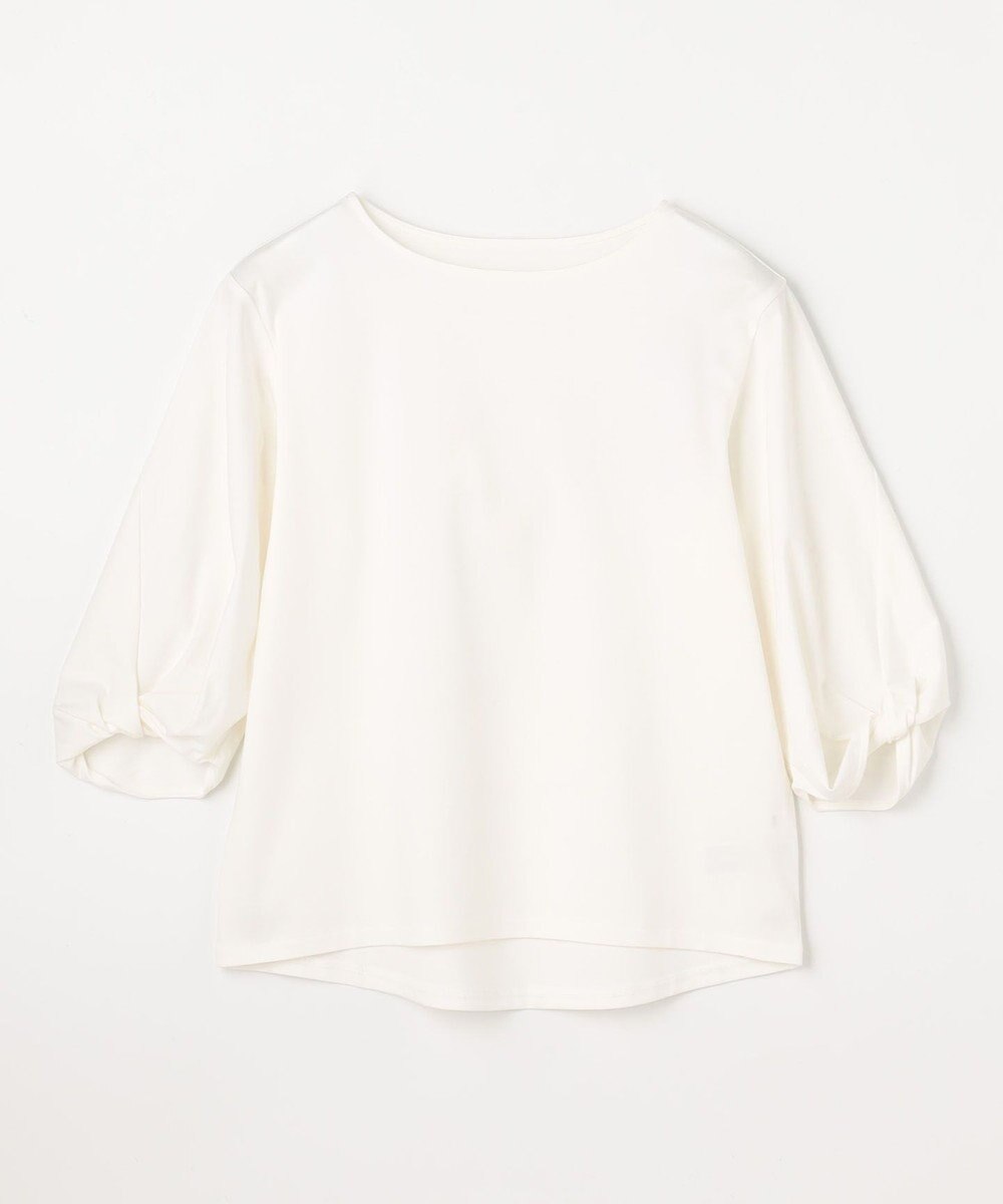 ANY L 【WEB限定】シルケットスムースツイストスリーブカットソー 