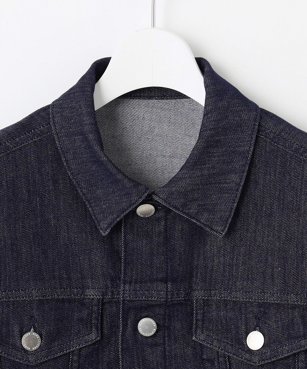 自由区 S 【洗える】ウスカルデニムベーシック ジャケット 