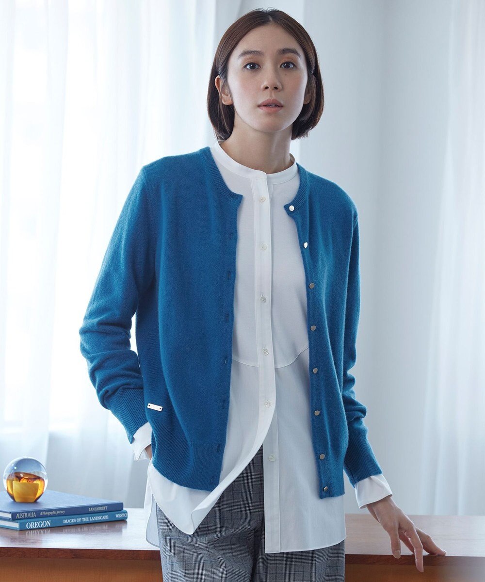 自由区 【洗える】ストレッチシャーティング ブザムシャツ 