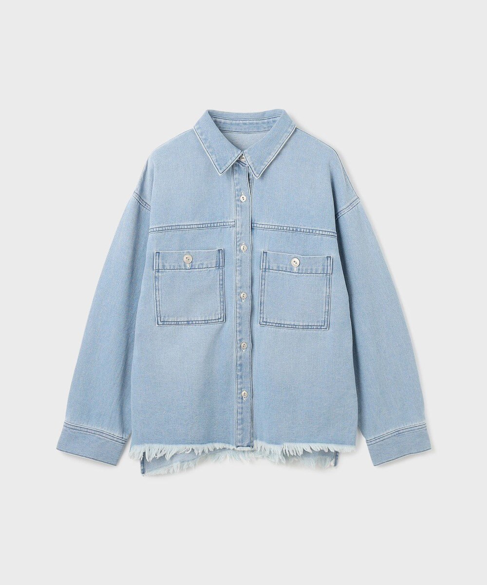 GRACE CONTINENTAL オーバーデニムシャツ 
