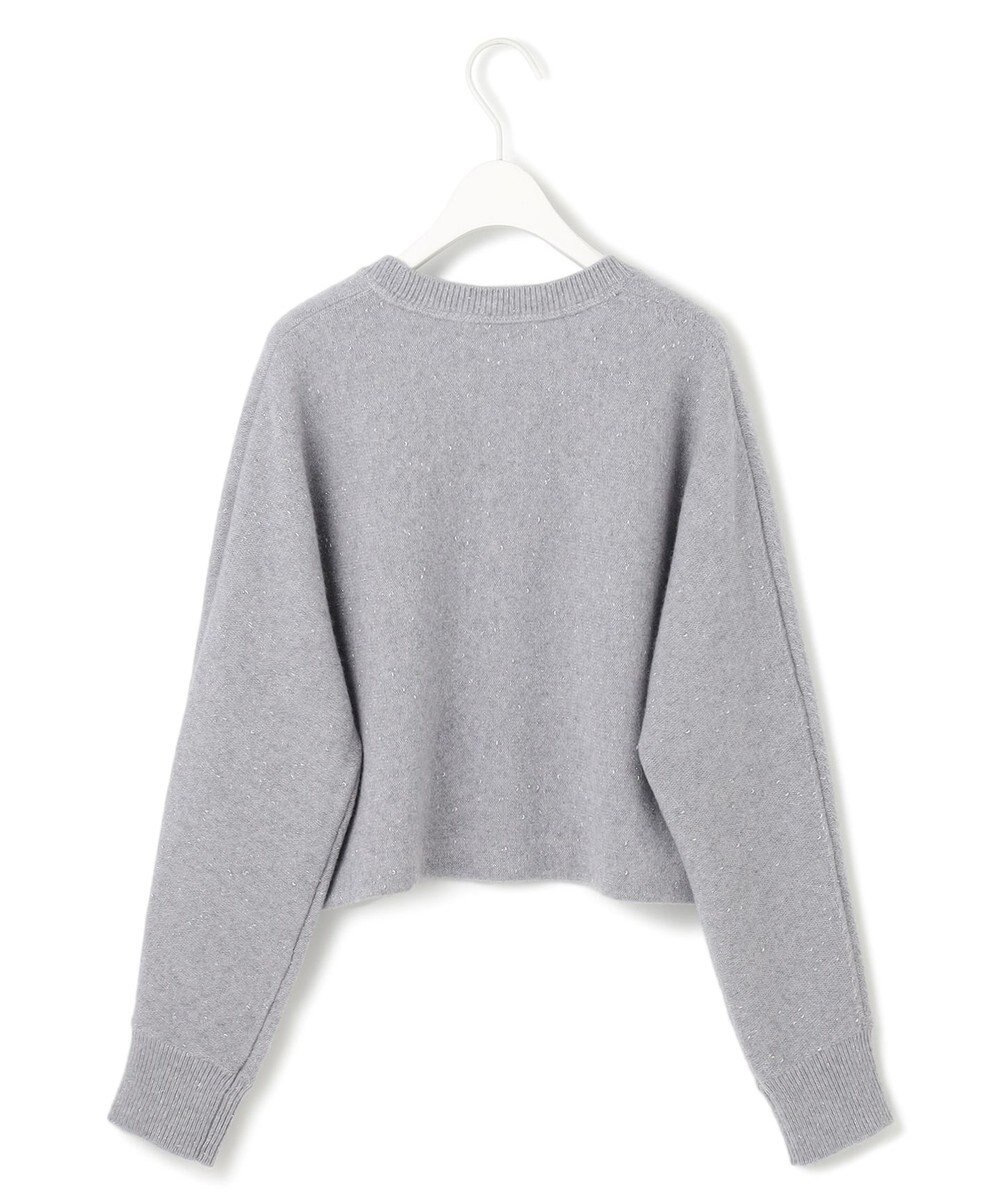 ICB 【洗える】ソフトカシミヤミックス ラメノットヤーンニット 