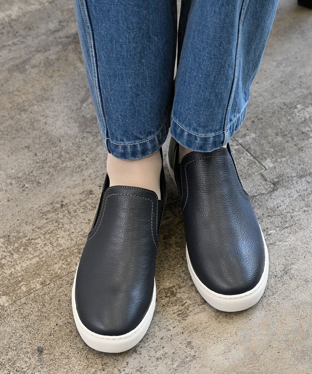 Pointer 本革スライドオンスリッポン 