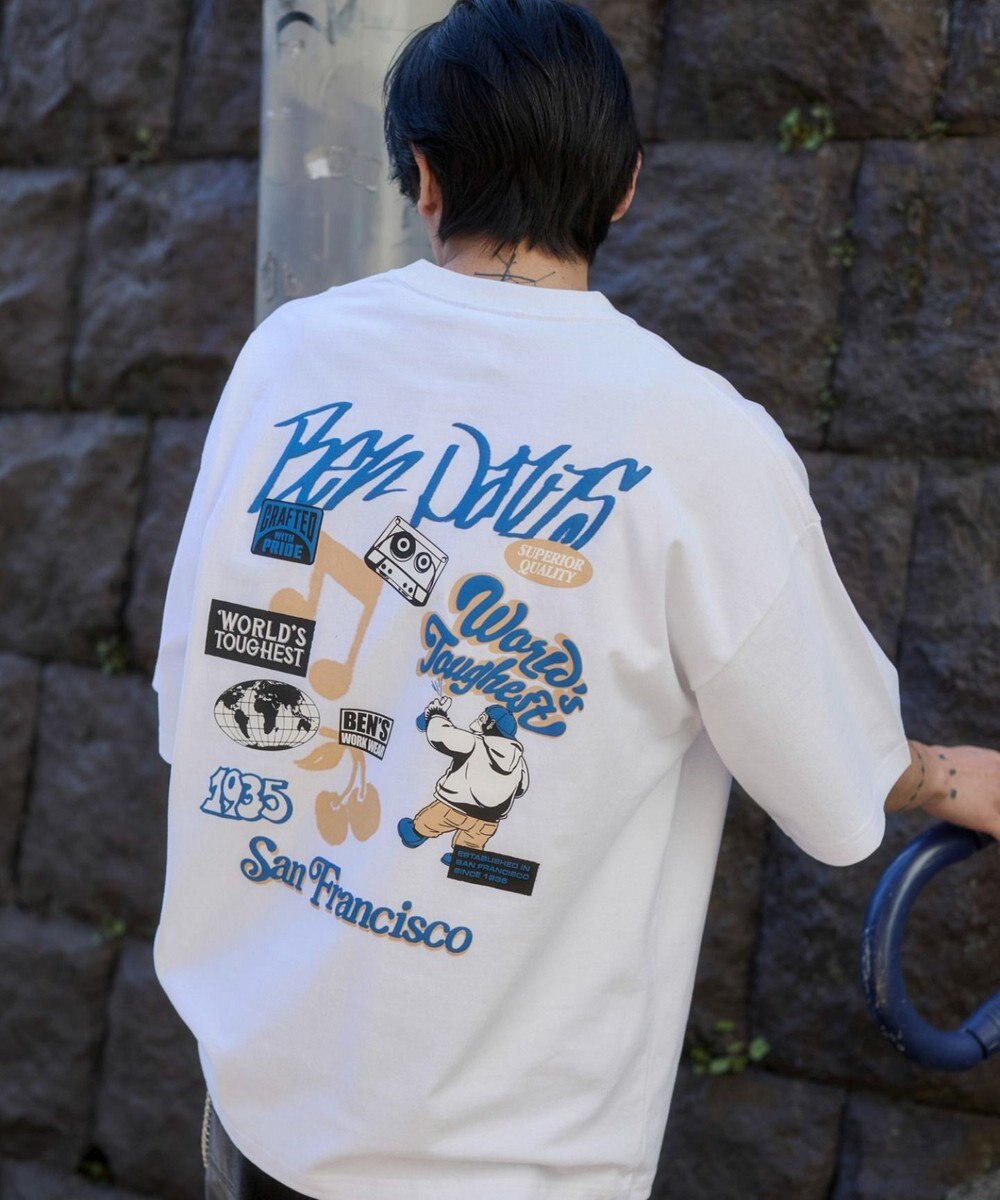 WEGO 【SMLサイズ展開】別注BENDAVISグラフィックT（SS） 