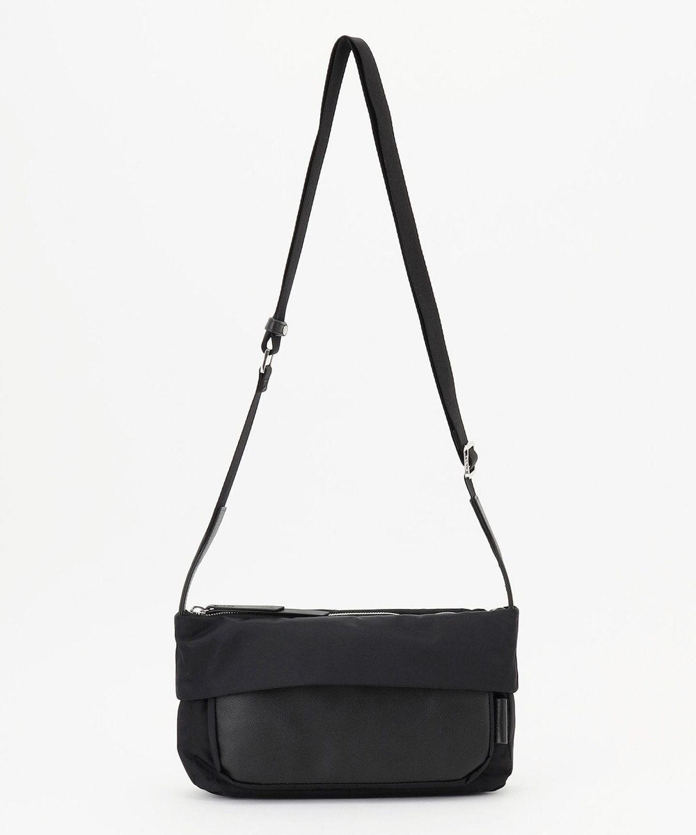 Y'SACCS リサイクルナイロン×カウレザー ラップミニショルダー 