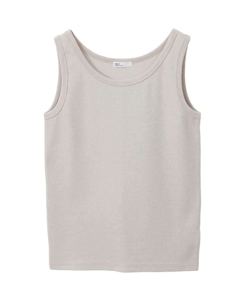 CRAFT STANDARD BOUTIQUE ラメテレコタンクトップ 
