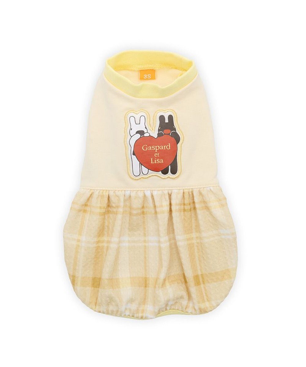 PET PARADISE リサとガスパール ぽわん Tシャツ 《チェック柄》 小型犬 