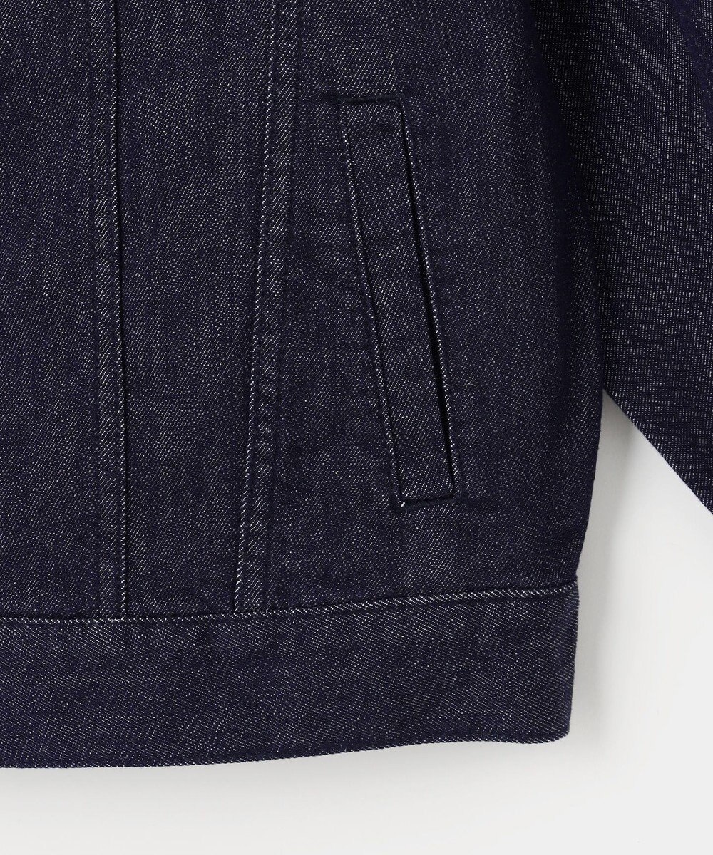 自由区 S 【洗える】ウスカルデニムベーシック ジャケット 