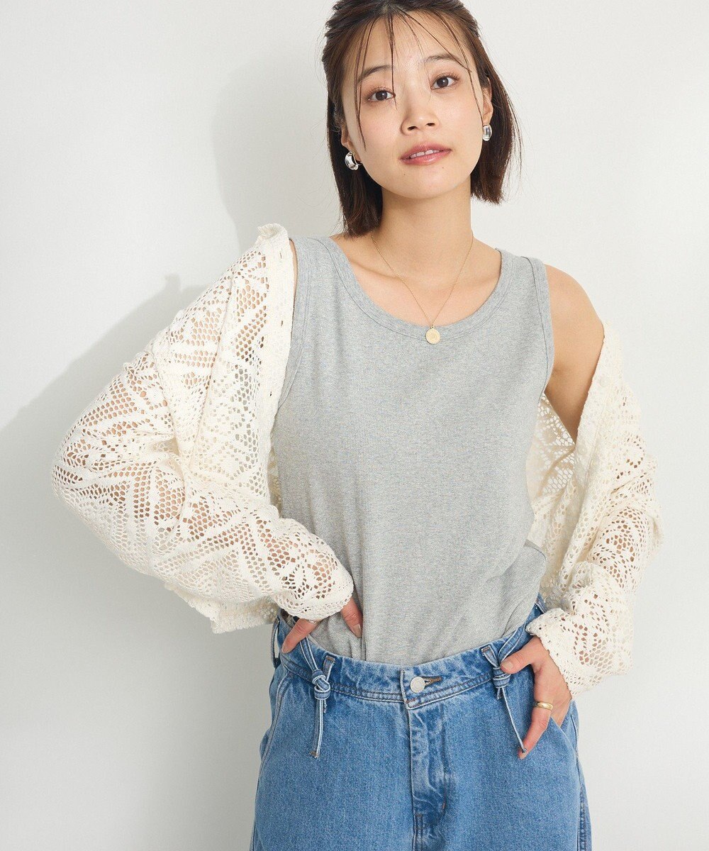 CRAFT STANDARD BOUTIQUE ラメテレコタンクトップ 