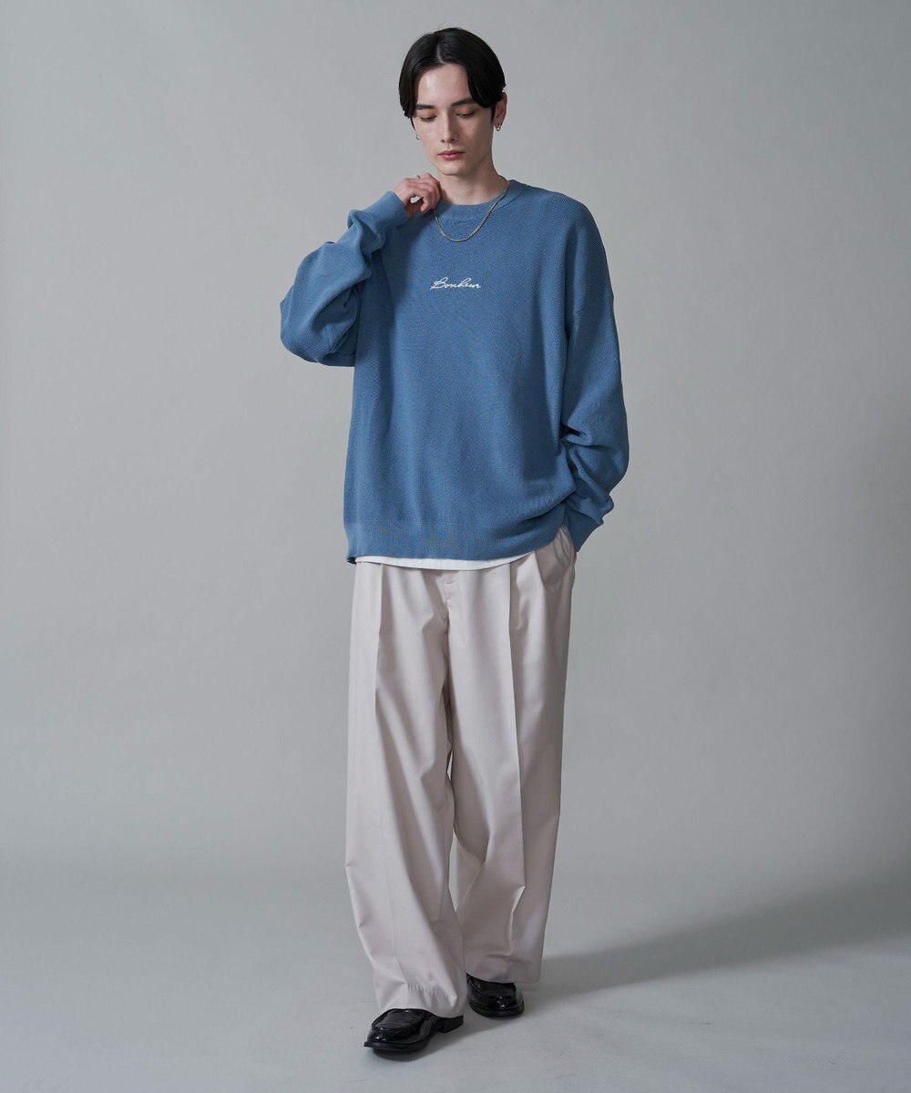 WEGO 【2点SET】アクセ付きワンポイントニットプルオーバー 