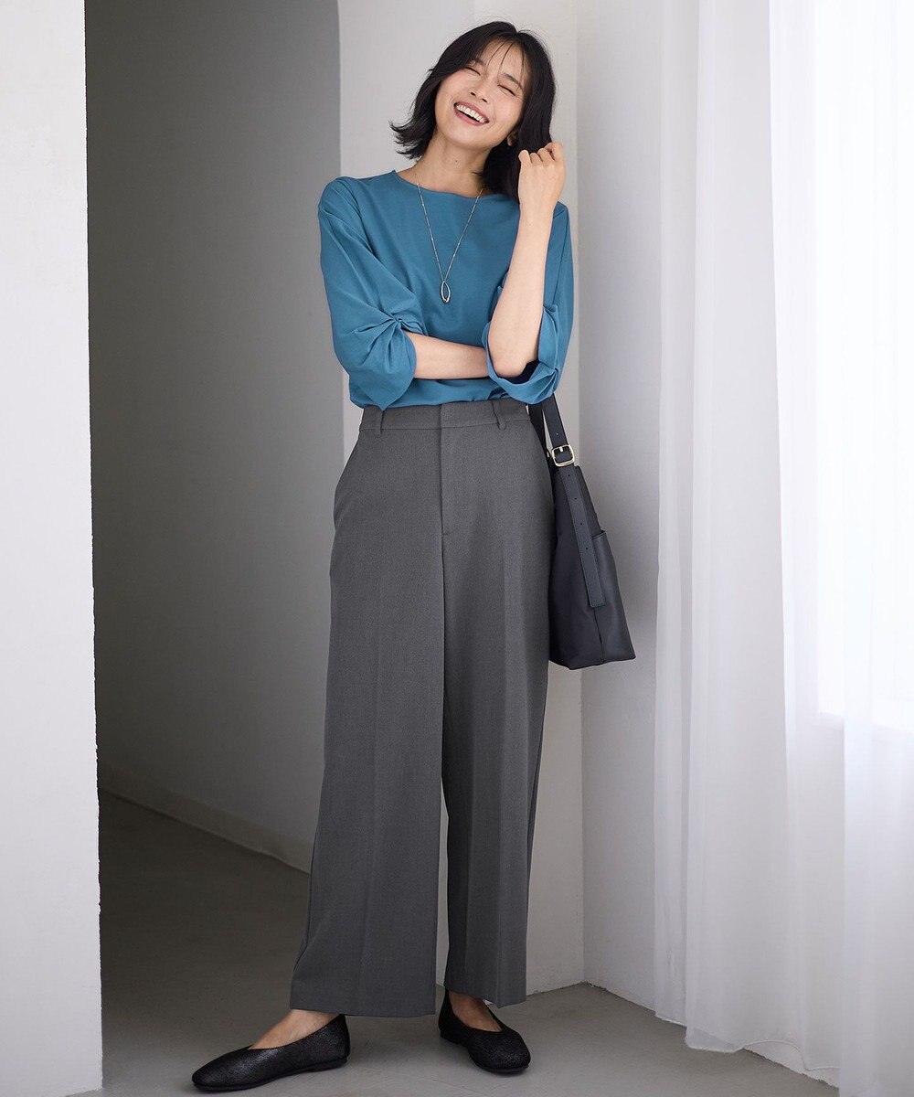 ANY L 【洗濯機可】シルケットスムースタックスリーブプルオーバー 