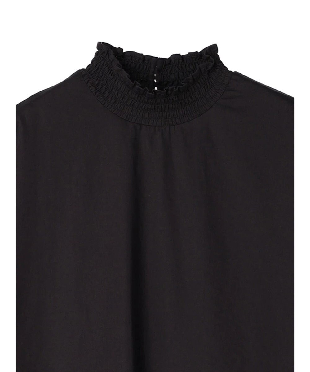 CRAFT STANDARD BOUTIQUE インドコットンシャーリングハイネックブラウス 