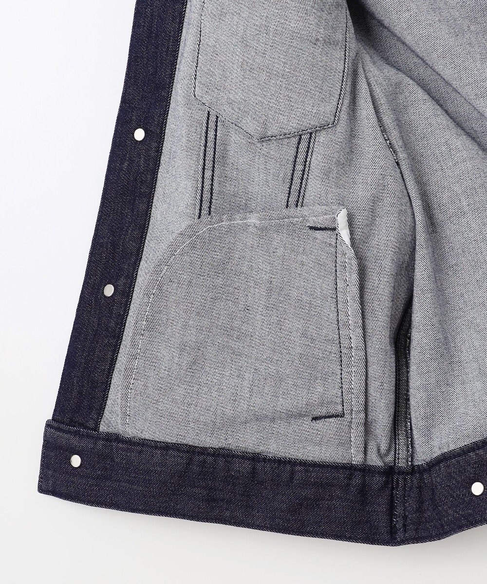 自由区 S 【洗える】ウスカルデニムベーシック ジャケット 