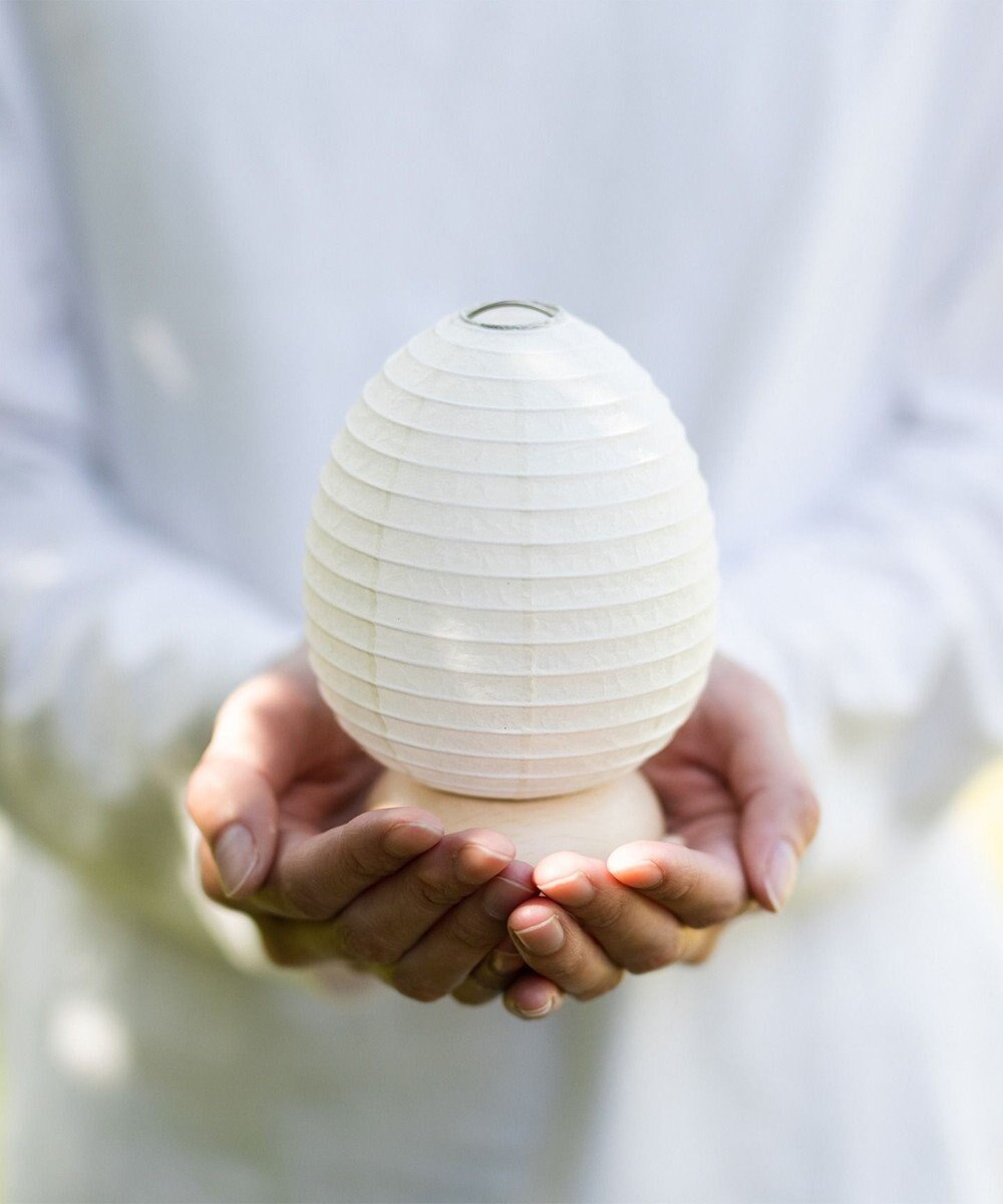 ちょうちん堂 【あかり道】〈手書絵付〉サクラスミレ ちょうちん ライト 