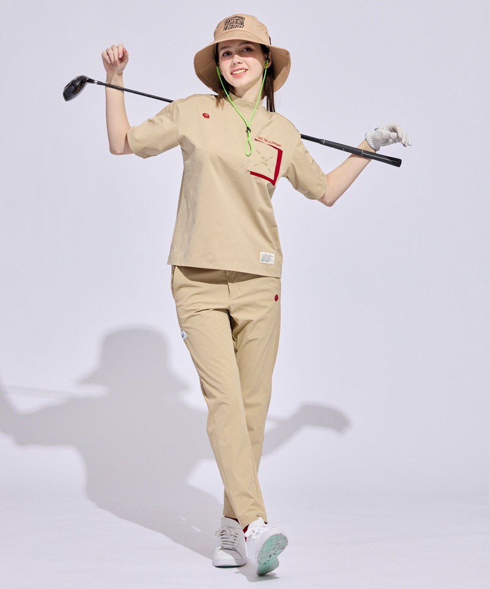 PW CIRCULUS 【WOMEN】サイドパンチング テーパードパンツ ゴルフウェア レディース 