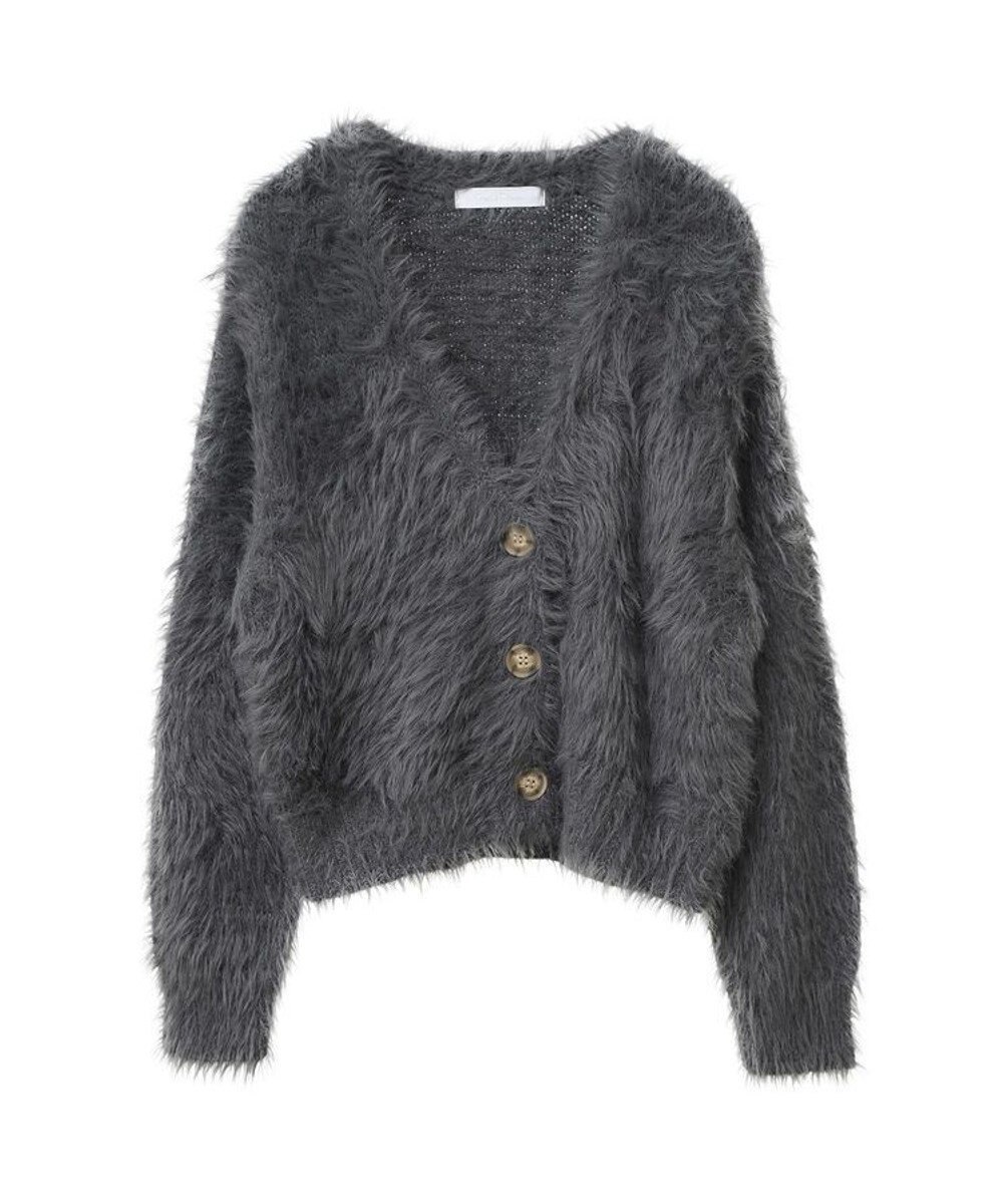 Green Parks ・Ｐｅｔｉｔ　Ｆｌｅｕｒ　シャギーニットカーディガン 