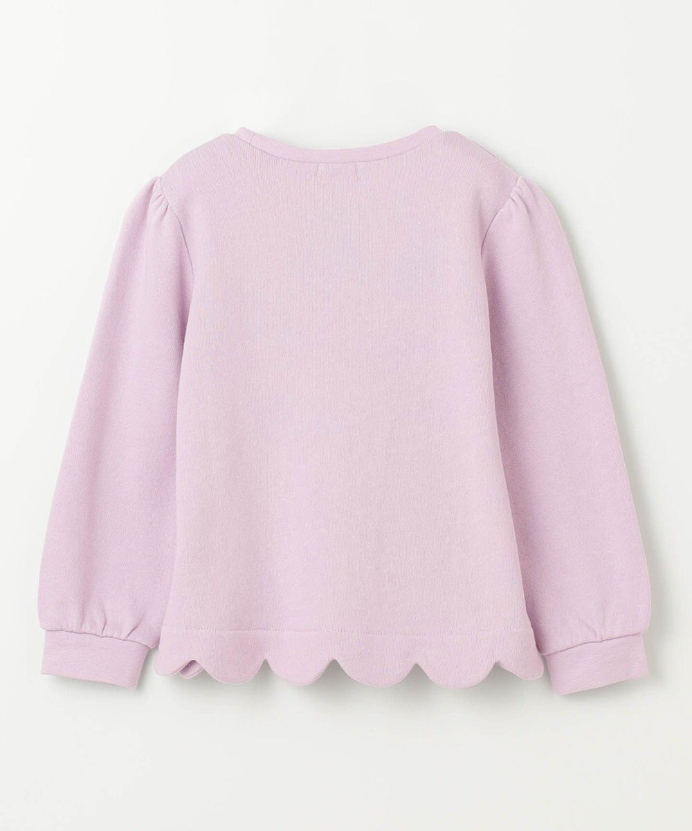 ANY KIDS 裏毛 スカラップ トレーナー 