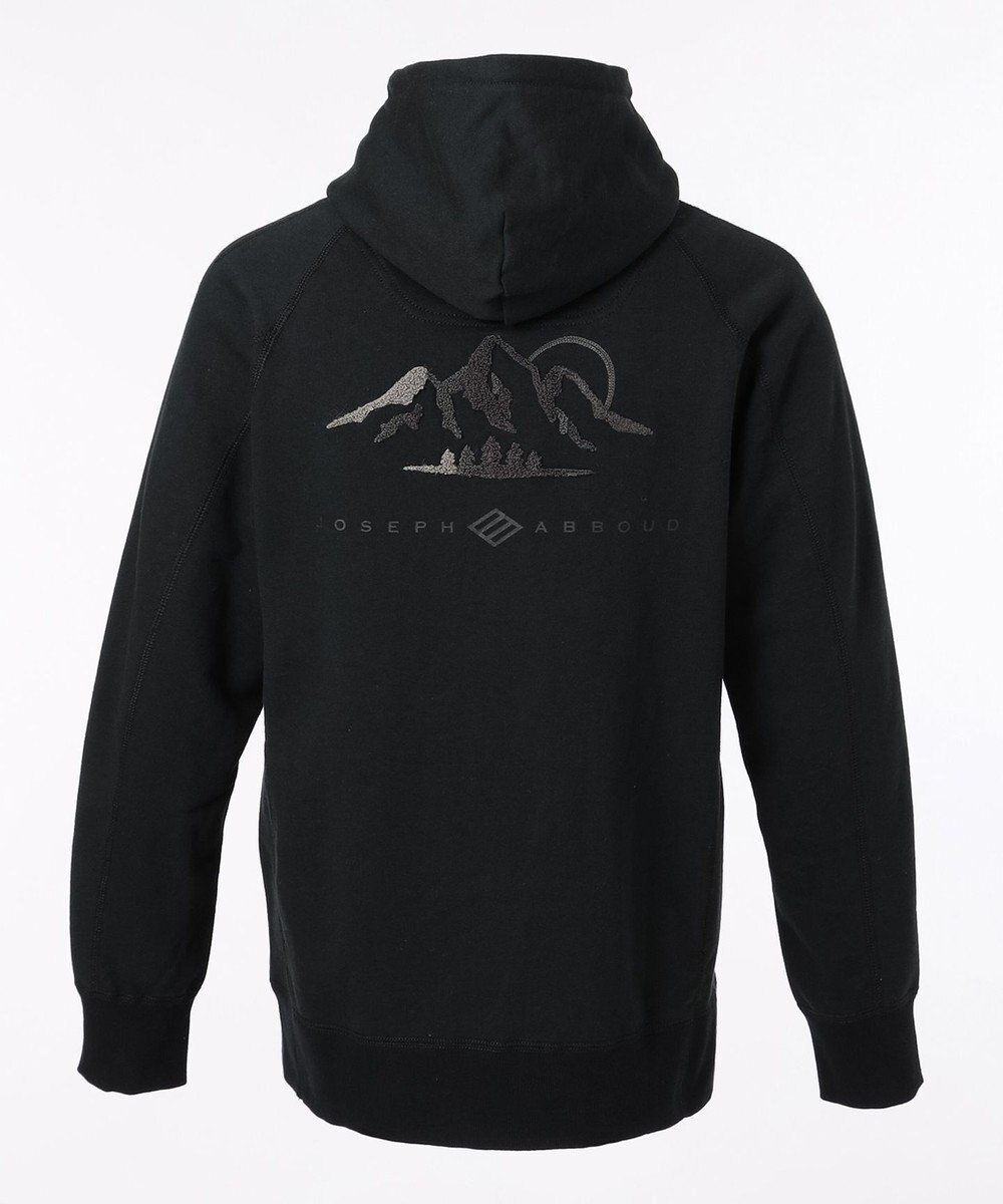 JOSEPH ABBOUD MOUNTAIN 【UNISEX】OG裏毛パイルエンブロイダリー パーカー 