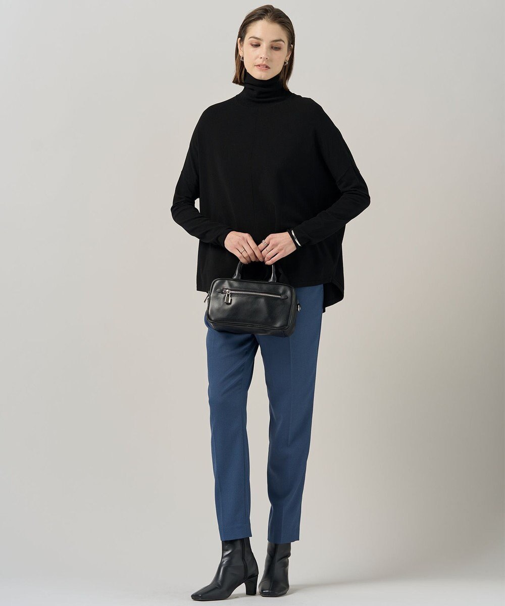 ICB 【裏起毛】 ウォームサテン スティックパンツ 