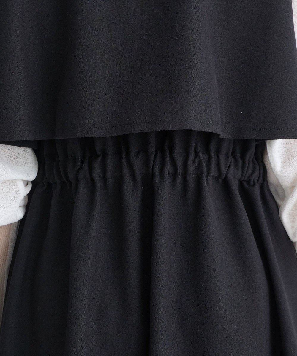 earth music&ecology サイドプリーツジレンチ 