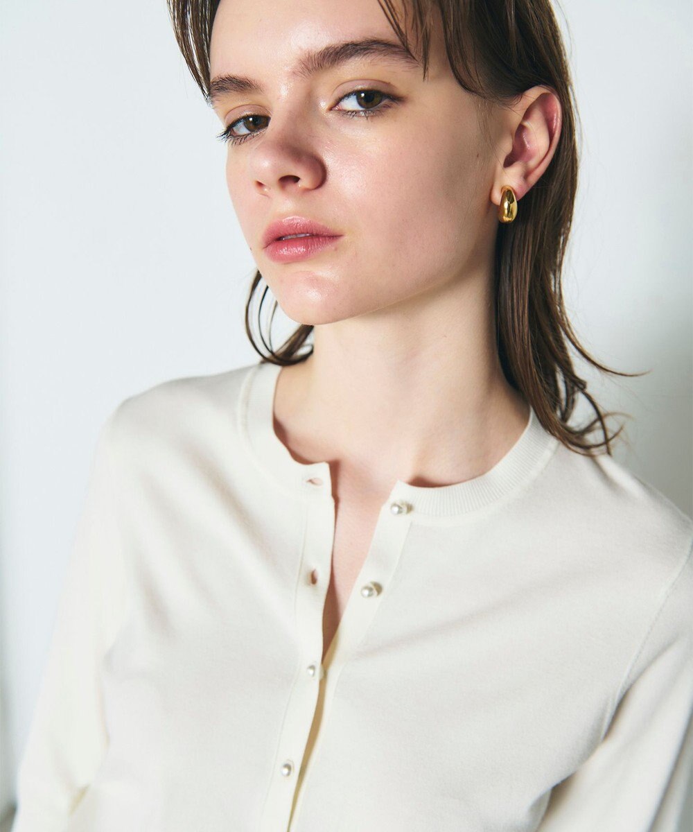 GRACE CONTINENTAL クルーニットカーディガン 