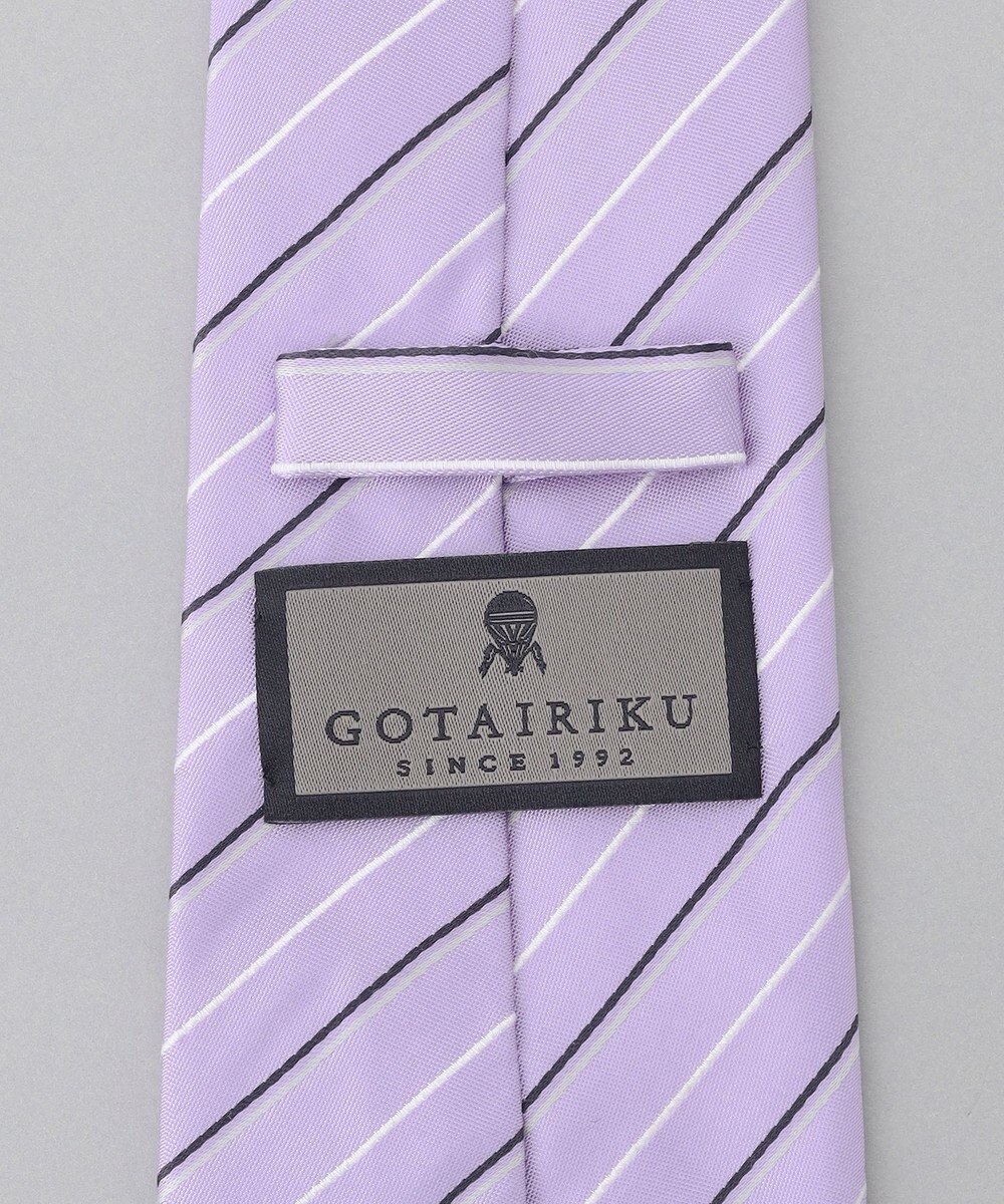 GOTAIRIKU GOTAIRIKU別注【日本製】シルク ネクタイ_ストライプ 