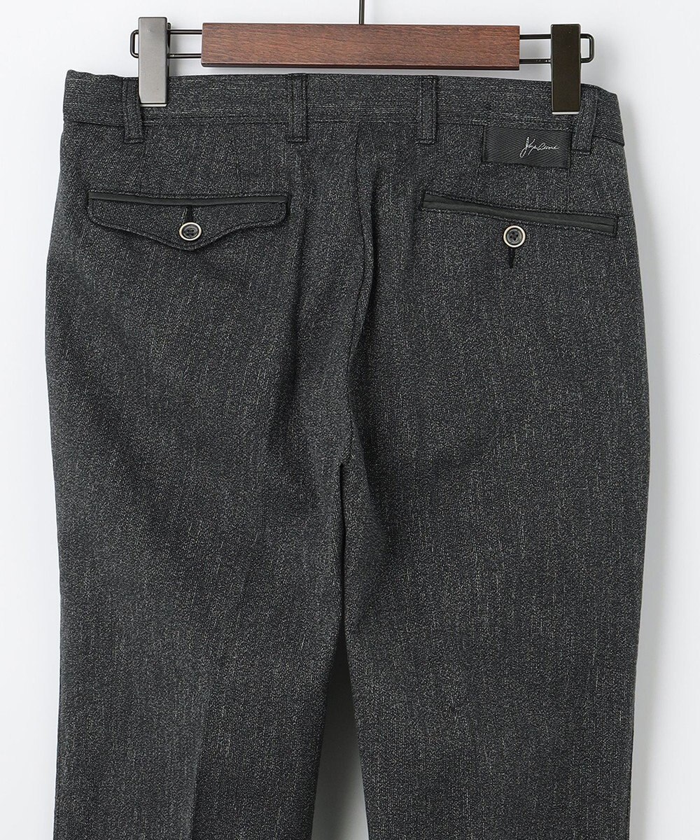 JOSEPH ABBOUD 【キングサイズ・ウエストも伸びる】オーガニックストレッチムリネピケ パンツ 