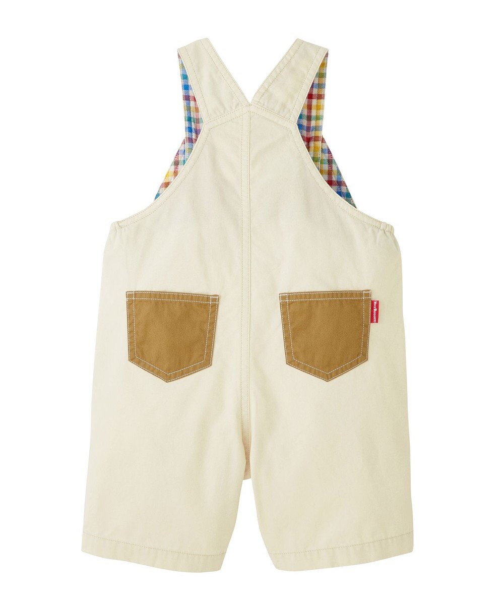 MIKI HOUSE HOT BISCUITS オーバーオール＆ボーダー長袖Tシャツギフトセット【BOX付き】 