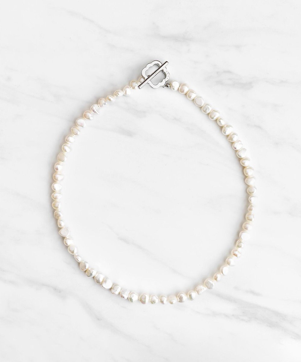 TOCCA OPEN CLOVER PEARL NECKLACE 淡水バロックパール 2WAY ネックレス 
