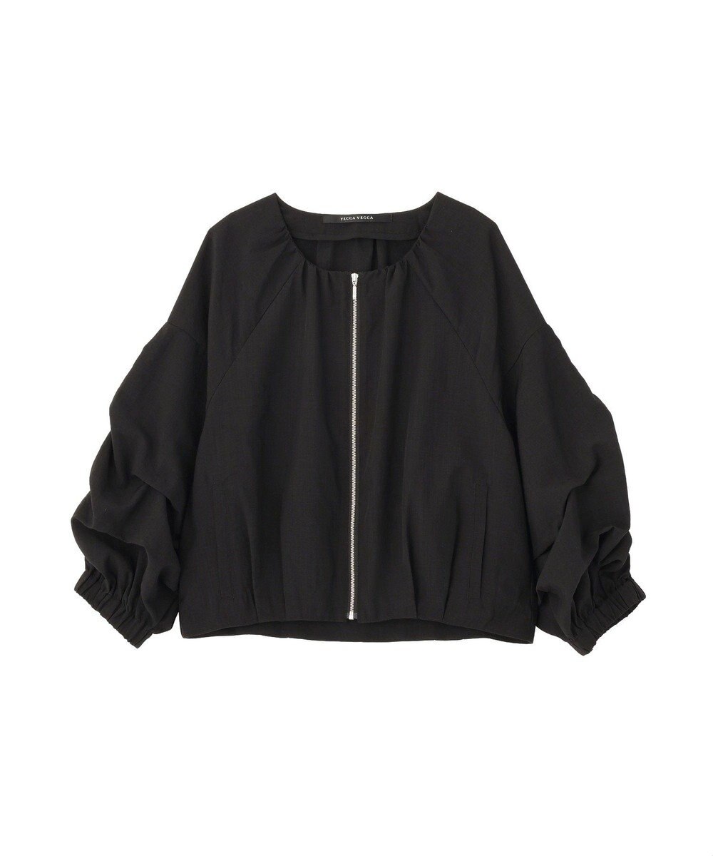 YECCA VECCA ホイップスリーブZIPジャケット 