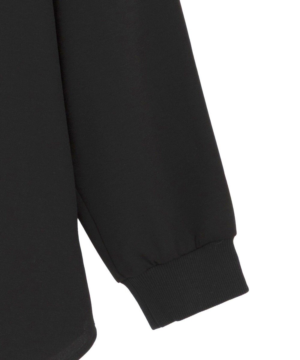 YECCA VECCA リブMIXジョーゼットブラウス 