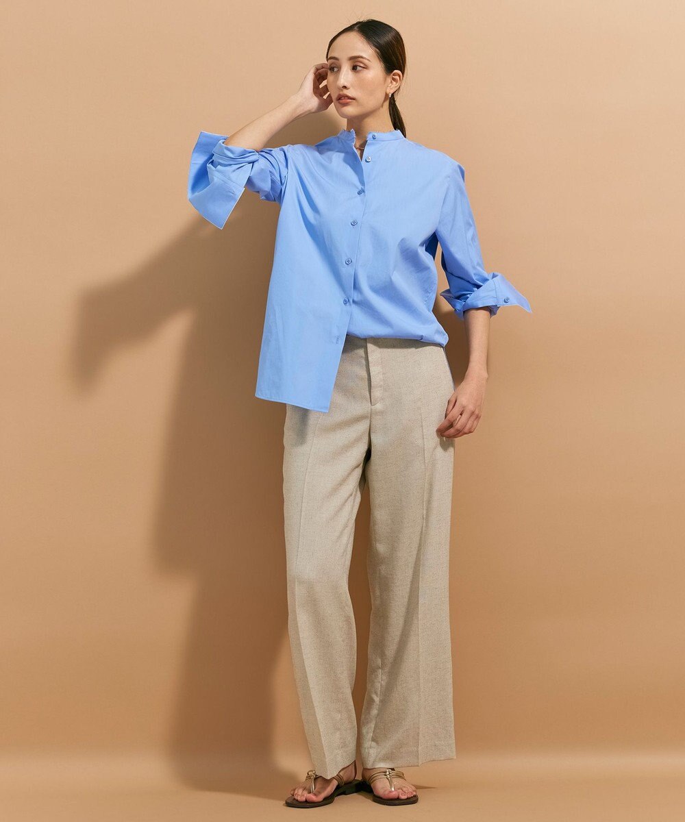 BEIGE， ALBERT / バンドカラーシャツ 