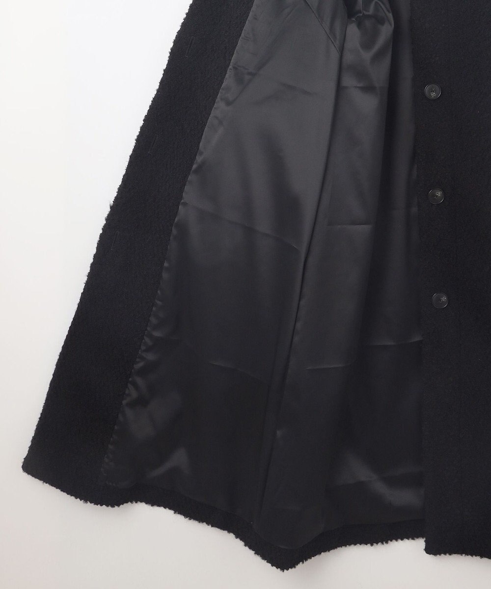 自由区 S FLUFFYステンカラー コート 