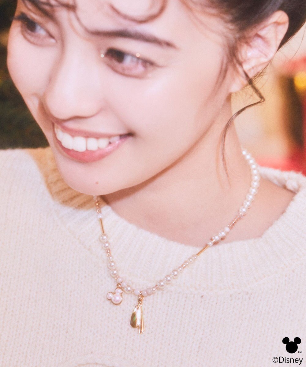 earth music&ecology 【予約】Disney/ミッキーモチーフビーズネックレス 