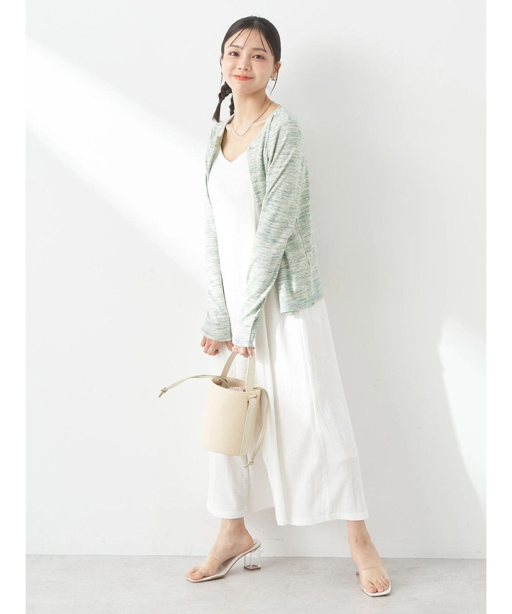 earth music&ecology メランジリブカーディガン 