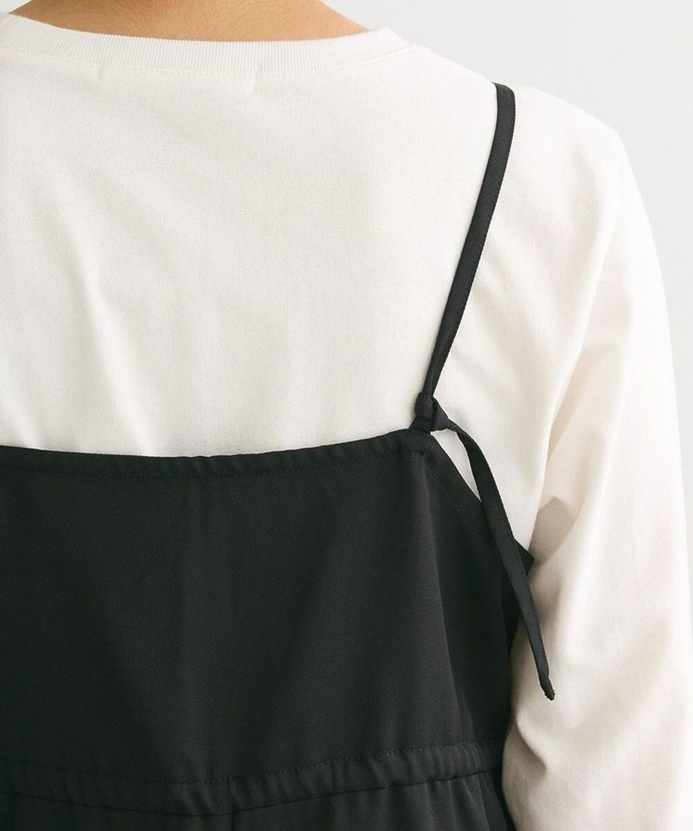 Green Parks ウエストリボンサロペット 