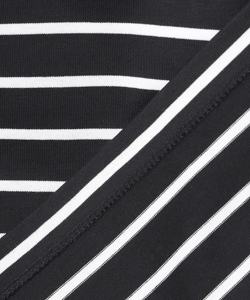 23区 L 【R(アール)】ビジュ― ストライプ ジャージー 