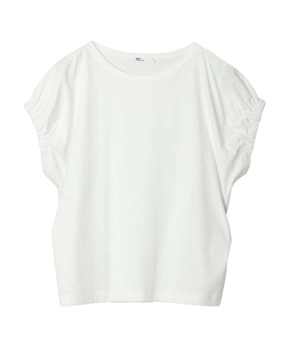 CRAFT STANDARD BOUTIQUE 【ＵＶカット】ギャザースリーブプルオーバー 