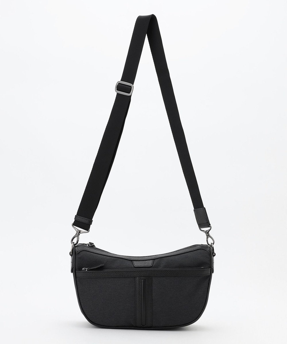 JOSEPH ABBOUD 【軽量/撥水素材】インターレースハーフムーンバッグ 