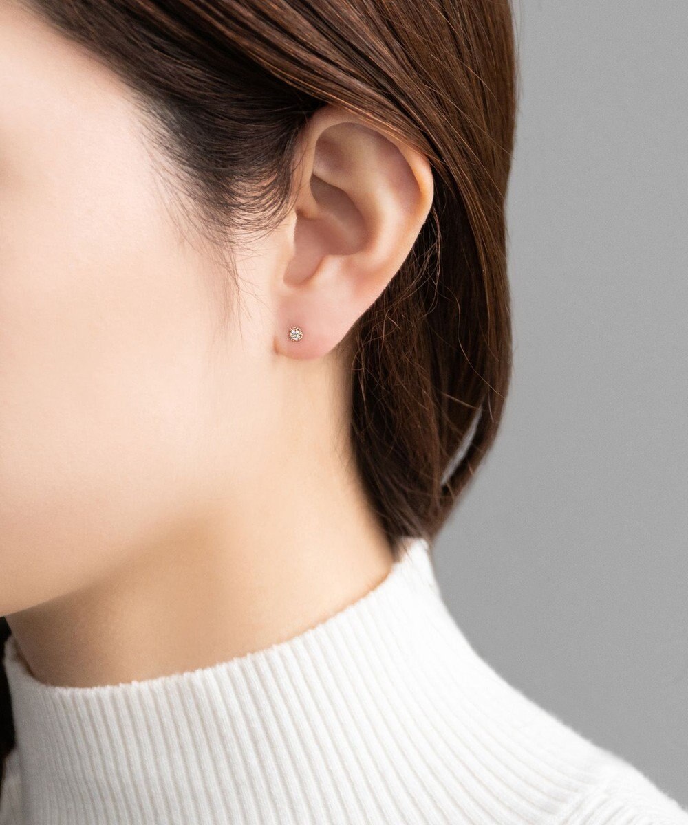 TOCCA 【WEB限定】FLORA K18 DIAMOND  K18 PIERCED EARRINGS K18 ダイヤモンド ピアス 