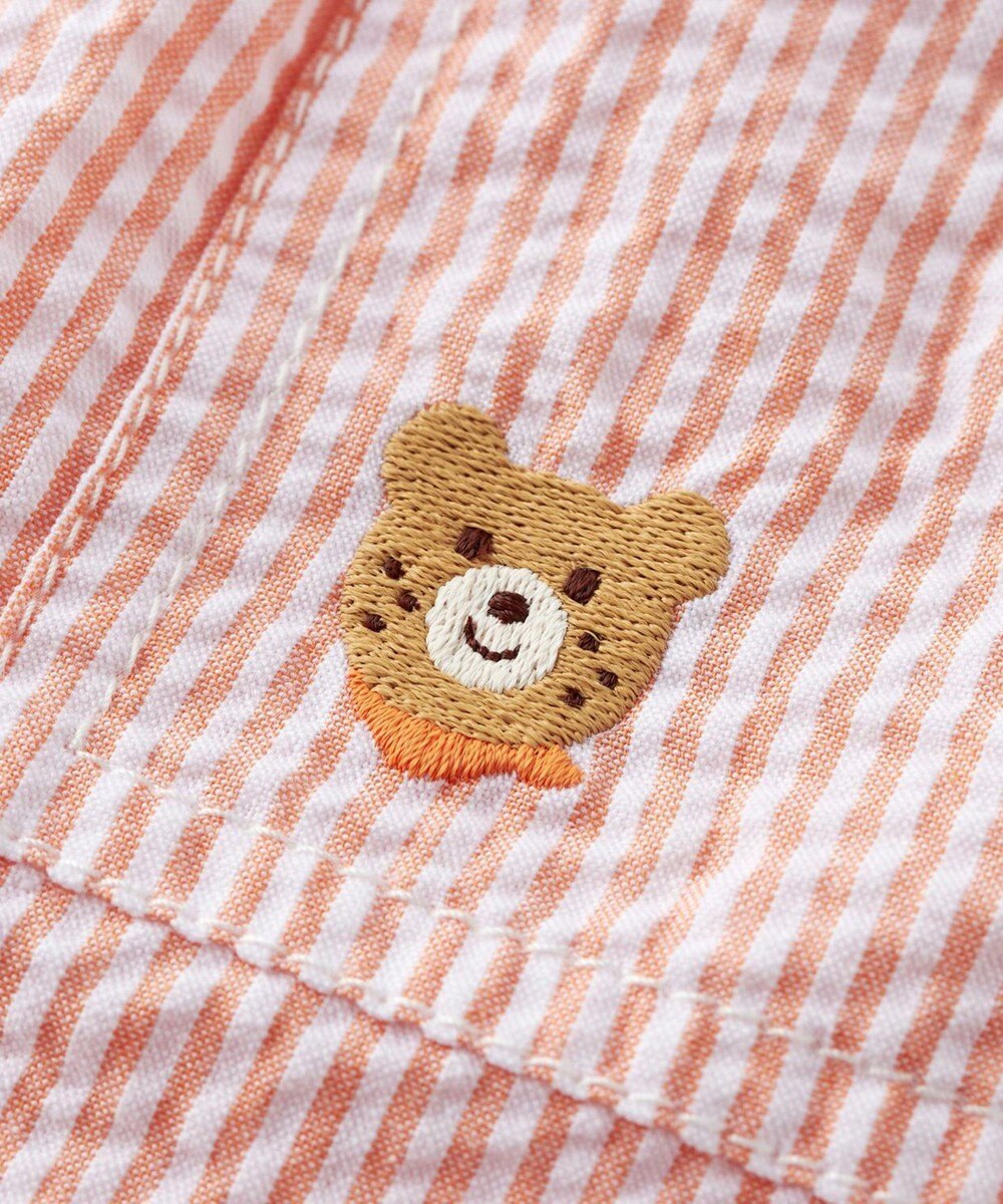 MIKI HOUSE HOT BISCUITS 【80-120cm】サッカー素材 5分丈パンツ 