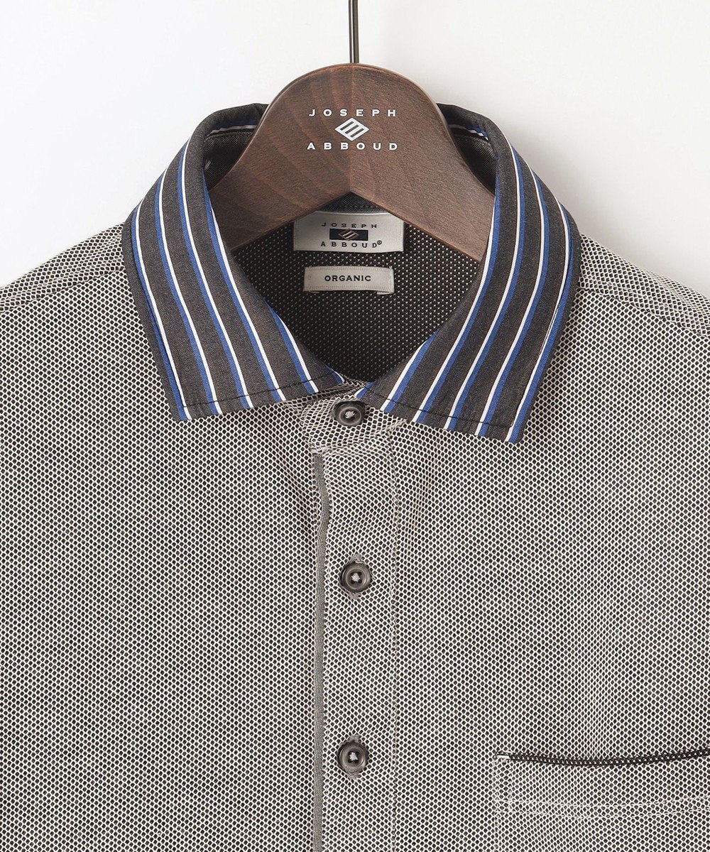 JOSEPH ABBOUD 【オーガニックコットン】ダディポロシャツ 