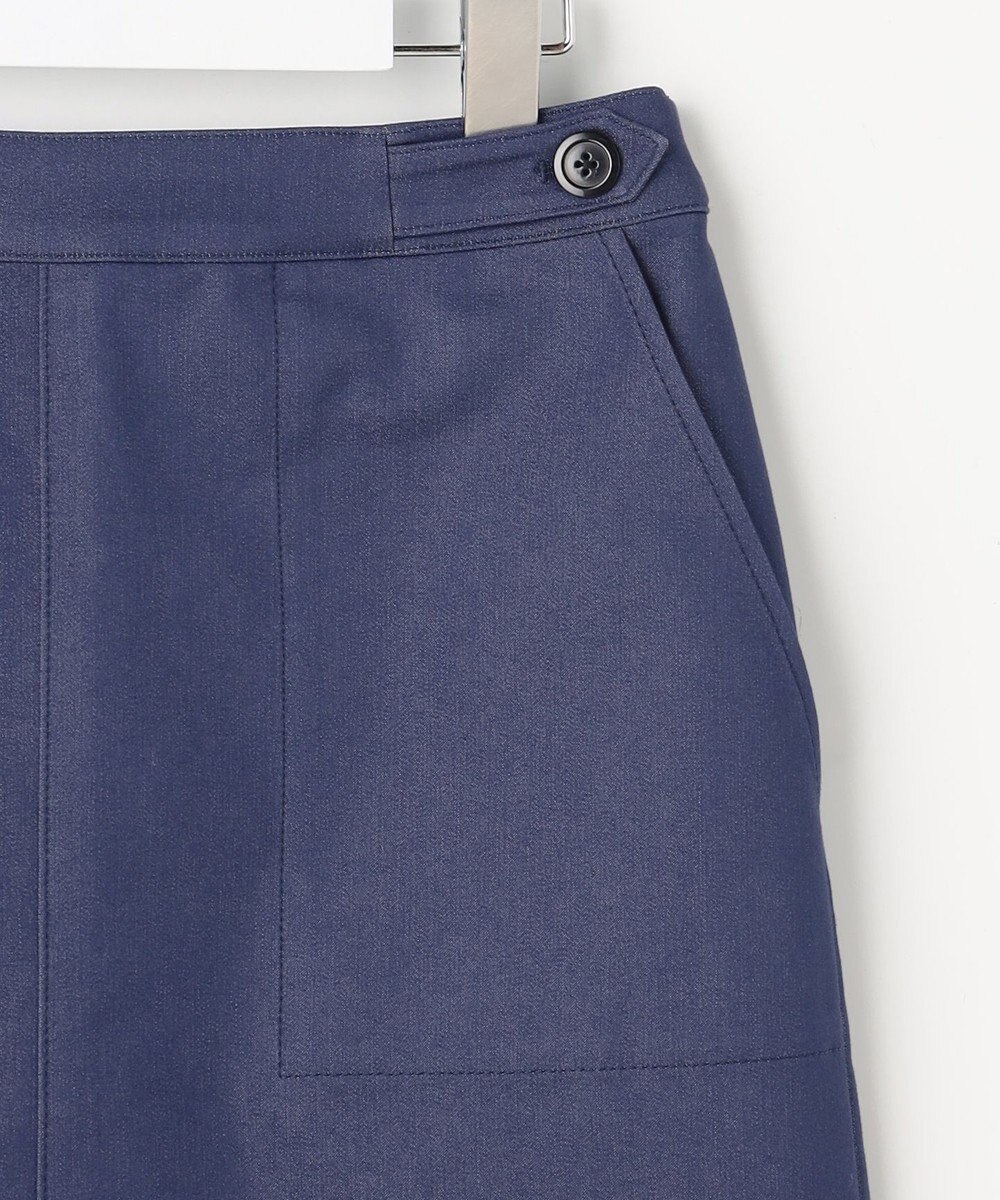 J.PRESS LADIES L 【WEB限定カラーあり】TCシャンブレーサテンST ナロー スカート 