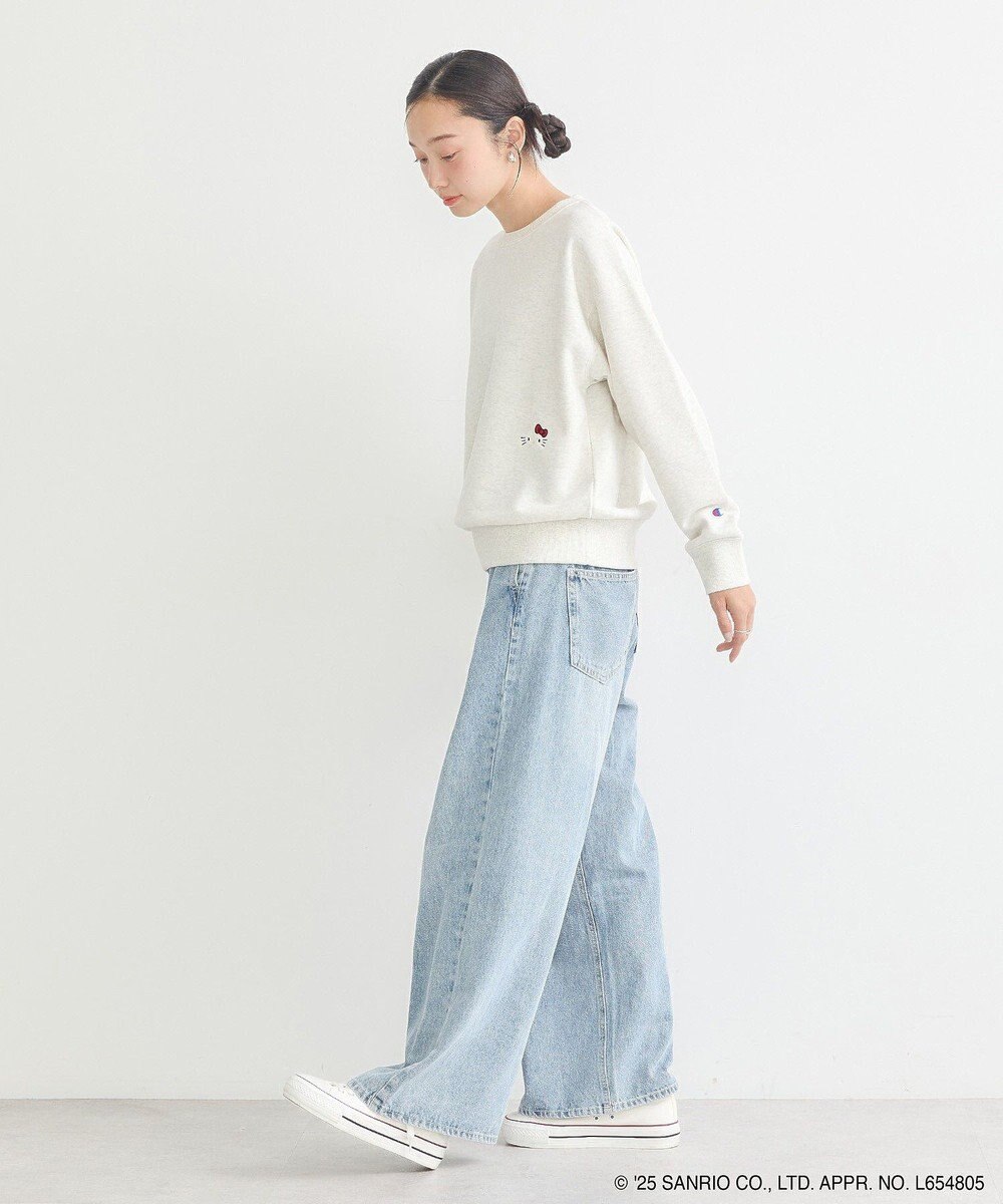 earth music&ecology チャンピオン　ハローキティ×ｅｍａｅ裏毛プルオーハ 