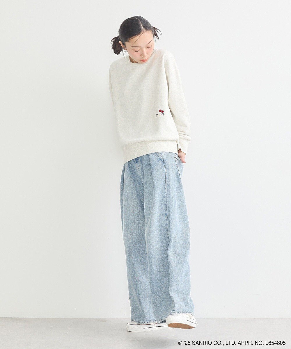 earth music&ecology チャンピオン　ハローキティ×ｅｍａｅ裏毛プルオーハ 