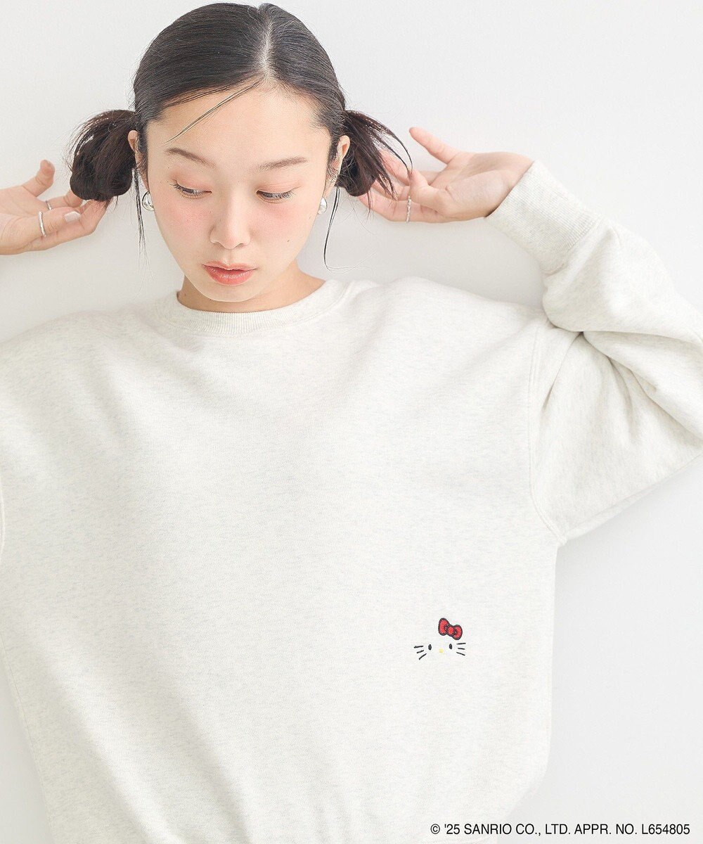 earth music&ecology チャンピオン　ハローキティ×ｅｍａｅ裏毛プルオーハ 