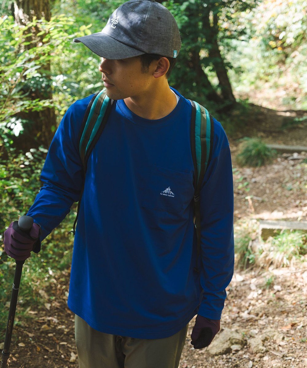 SHARE PARK MENS 【UVカット・吸水速乾・ストレッチ・軽量 】刺繍ポケットＴシャツ（L・XLサイズ） 