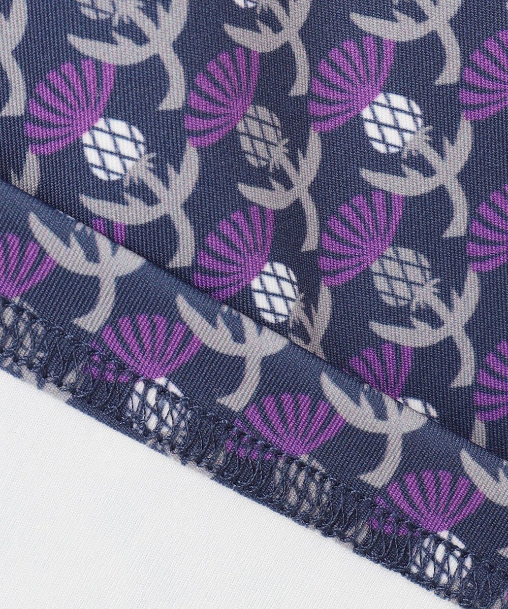 23区GOLF 【MEN】【吸水速乾/UVカット】アザミ小紋柄半袖ポロシャツ 